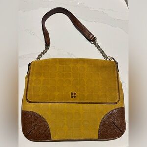 Dark yellow kate spade shoulder bag
